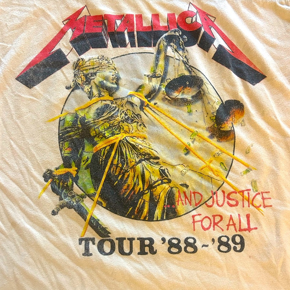 Vintage Metallica Band T-Shirt 1988
